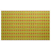 Retro Mod 60er 70er Blume Stoffmuster Stoff (Yard (91,4 cm))