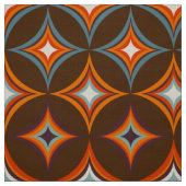 Retro Mod 60er 70er Blume Stoffmuster Stoff (Muster)