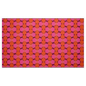 Retro Mod 60er 70er Blume Stoffmuster Stoff (Fat Quarter (45,7 x 55,9 cm))