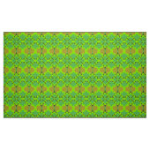 Retro Mod 60er 70er Blume Stoffmuster Stoff (Fat Quarter (45,7 x 55,9 cm))