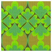 Retro Mod 60er 70er Blume Stoffmuster Stoff (Nahaufnahme)