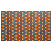 Retro Mod 60er 70er Blume Stoffmuster Stoff (Yard (91,4 cm))