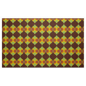 Retro-Mod-60er-70er-Blumenstoffmuster Stoff (Fat Quarter (45,7 x 55,9 cm))