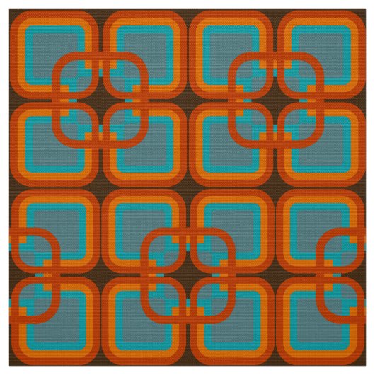 Retro Mod 60er 70er Stoffmuster Stoff (Muster)