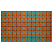 Retro Mod 60er 70er Stoffmuster Stoff (Fat Quarter (45,7 x 55,9 cm))