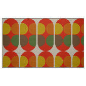 Retro Mod 60er 70er Stoffmuster Stoff (Fat Quarter (45,7 x 55,9 cm))