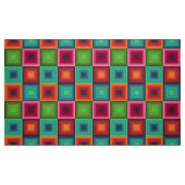 Retro Mod 60er 70er Stoffmuster Stoff (Fat Quarter (45,7 x 55,9 cm))