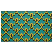 Retro Mod 60er 70er Stoffmuster Stoff (Fat Quarter (45,7 x 55,9 cm))