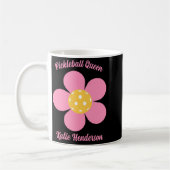 Retro Mod 70er Jahre Ckleball Blumen D Kaffeetasse (Links)