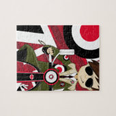 Retro Mod auf Roller Puzzle (Horizontal)