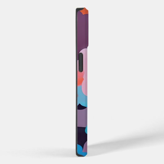 Retro-Mod-Blume Case-Mate iPhone Hülle (Rückseite / Rechts)