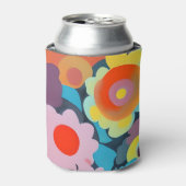 Retro-Mod-Blume Dosenkühler (Kanne Vorderseite)