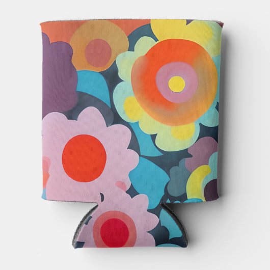 Retro-Mod-Blume Dosenkühler (Vorderseite)