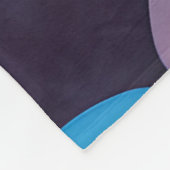 Retro-Mod-Blume Fleecedecke (Ecke)