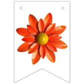 Retro MOD Blume Frühjahrsgarten Hochzeit Wimpelkette (Zweite Fahne)