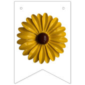 Retro MOD Blume Frühjahrsgarten Hochzeit Wimpelkette (Erste Fahne)