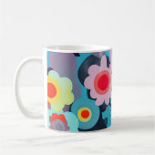 Retro-Mod-Blume Kaffeetasse (Links)