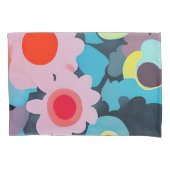 Retro-Mod-Blume Kissenbezug (Vorderseite)