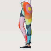 Retro-Mod-Blume Leggings (Links)