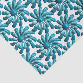 Retro MOD Blume - MCM Frühjahrsgarten Seidenpapier (Ausschnitt)