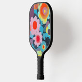 Retro-Mod-Blume Pickleball Schläger (Links)