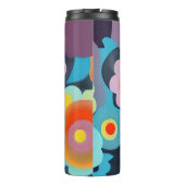 Retro-Mod-Blume Thermosbecher (Rückseite)