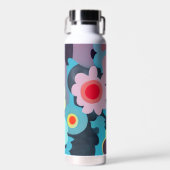 Retro-Mod-Blume Trinkflasche (Vorne)