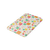 Retro Mod Citrus Badematte (Schrägansicht)