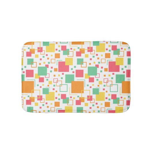 Retro Mod Citrus Badematte (Vorderseite)