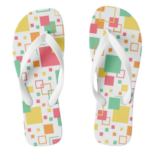 Retro Mod Citrus Badesandalen