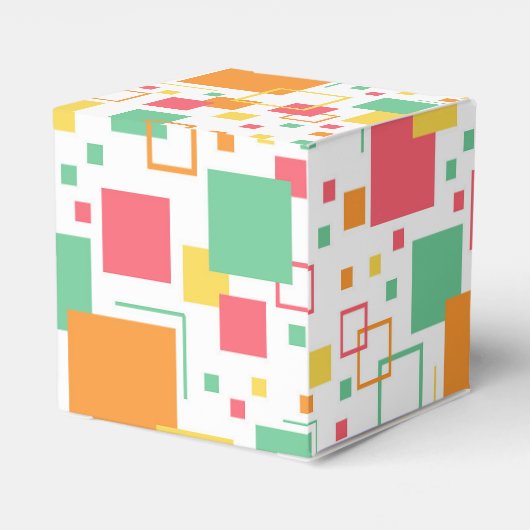 Retro Mod Citrus Geschenkschachtel (Rückseite)