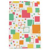 Retro Mod Citrus Mittlere Geschenktüte (Vorderseite)