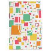 Retro Mod Citrus Mittlere Geschenktüte (Rückseite)