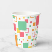Retro Mod Citrus Pappbecher (Rückseite)