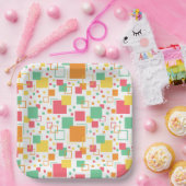 Retro Mod Citrus Pappteller (Party)