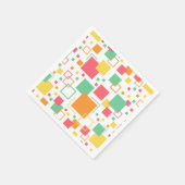 Retro Mod Citrus Serviette (Ecke)