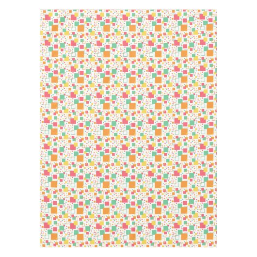 Retro Mod Citrus Tischdecke (Vorderseite)