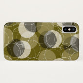 Retro Mod-dünne Ring-gelber Muster-Telefon-Kasten Case-Mate iPhone Hülle (Rückseite (Horizontal))