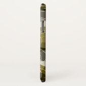 Retro Mod-dünne Ring-gelber Muster-Telefon-Kasten Case-Mate iPhone Hülle (Hinten/Rechts)