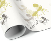 Retro Mod Eames DKR Geschenkpapier (Rolleneckpunkt)