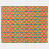 Retro Mod Fleece Blanket - Stil des Mitteljahrhund (Vorderseite (Horizontal))