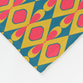 Retro Mod Fleece Blanket - Stil des Mitteljahrhund (Ecke)