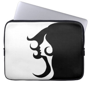 Retro Mod Frau Laptopschutzhülle
