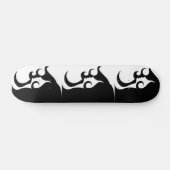 Retro Mod Frau Skateboard (Horizontal)
