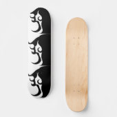 Retro Mod Frau Skateboard (Vorderseite)