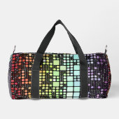 Retro Mod Geometric Groovy Funky Neurogender Pride Duffle Bag (Rückseite)