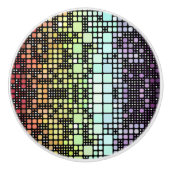 Retro Mod Geometric Groovy Funky Neurogender Pride Keramikknauf (Vorderseite)