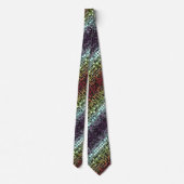 Retro Mod Geometric Groovy Funky Neurogender Pride Krawatte (Rückseite)
