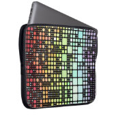Retro Mod Geometric Groovy Funky Neurogender Pride Laptopschutzhülle (Vorne Rechts)