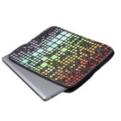 Retro Mod Geometric Groovy Funky Neurogender Pride Laptopschutzhülle (Vorne Knopf)